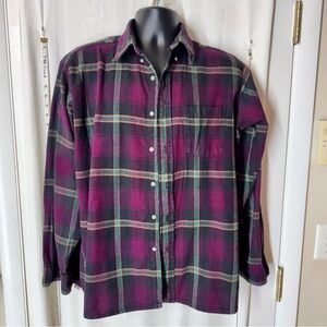 Vintage Van Heusen Winterweights Plaid Shirt